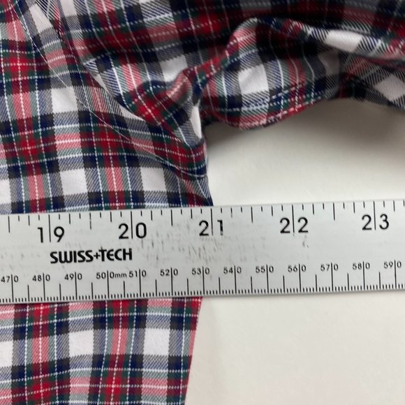 NWOT UNTUCKit Slim Fit Wrinkle Button Down Shirt Mens Medium Plaid Twill Check - Picture 6 of 10